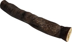 QT Dog Water Buffalo Cheek Roll with Hair Dog Chew, 10 to 12-inch