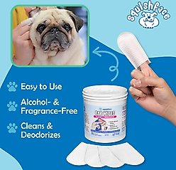 Squishface Individual Finger Sheath Dog Ear Wipes, 60 count slide 2 of 8