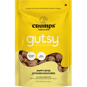 Crumps' Naturals Gutsy Happy Bites Chicken Dog Treats, 10-oz bag