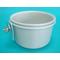 Show in main carousel: YML EasyClip Bird Bowl with Clamp & Holder, White, 5-in slide 1 of 4