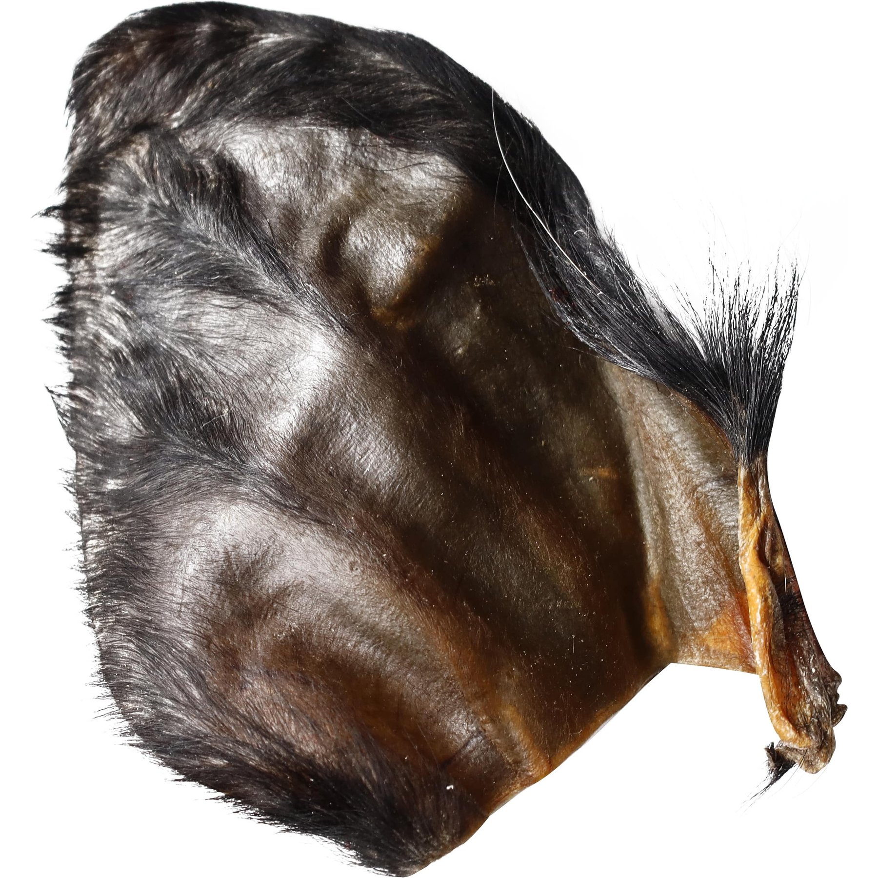 QT Dog Water Buffalo Ears with Hair, 10 count