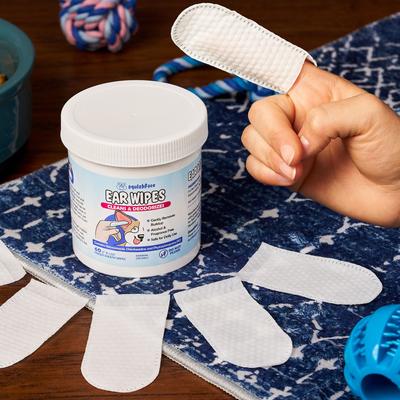 Show full view: Squishface Individual Finger Sheath Dog Ear Wipes, 60 count slide 5 of 8