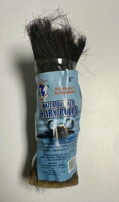 Show full view: QT Dog Water Buffalo Cheek Roll with Hair Dog Chew, 6-inch slide 3 of 4