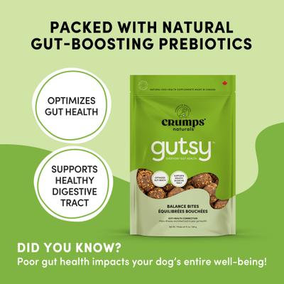 Show full view: Crumps' Naturals Gutsy Balance Bites Sweet Potato Dog Treats, 4.6-oz bag slide 9 of 10