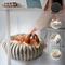 Show in main carousel: Elle Round Wide Wale Cuddler Dog & Cat Bed, Gray slide 8 of 8