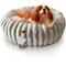 Show in main carousel: Elle Round Wide Wale Cuddler Dog & Cat Bed, Gray slide 1 of 8