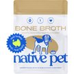 Native Pet Organic Turkey Bone Broth Powder Grain-Free Dog Food Topper