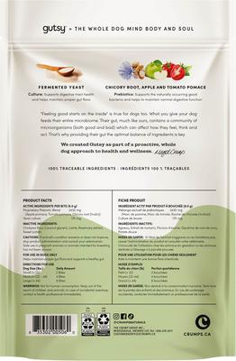 Show full view: Crumps' Naturals Gutsy Balance Bites Sweet Potato Dog Treats, 10-oz bag slide 10 of 10