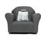 Show in main carousel: Keet Personalized Mini Plush Chair & Accent Pillow Furniture Style Cat Bed, Charcoal slide 4 of 9