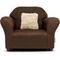 Show in main carousel: Keet Mini Plush Chair & Accent Pillow Furniture Style Cat Bed, Brown slide 4 of 10