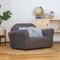 Show in main carousel: Keet Mini Plush Sofa & Accent Pillows Furniture Style Cat Bed, Charcoal slide 2 of 10