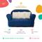 Show in main carousel: Keet Mini Plush Sofa & Accent Pillows Furniture Style Cat Bed, Navy slide 5 of 8