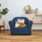 Show in main carousel: Keet Personalized Mini Plush Chair & Accent Pillow Furniture Style Cat Bed, Navy slide 1 of 10
