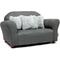 Show in main carousel: Keet Mini Plush Sofa & Accent Pillows Furniture Style Cat Bed, Charcoal slide 5 of 10