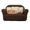Show in main carousel: Keet Mini Plush Sofa & Accent Pillows Furniture Style Cat Bed, Brown slide 3 of 9