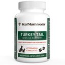 Real Mushrooms Turkey Tail Capsule Immune Supplement for Dogs & Cats, 90 count