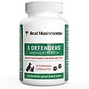 Real Mushrooms 5 Defenders Capsule Immune Supplement for Dogs & Cats, 90 count