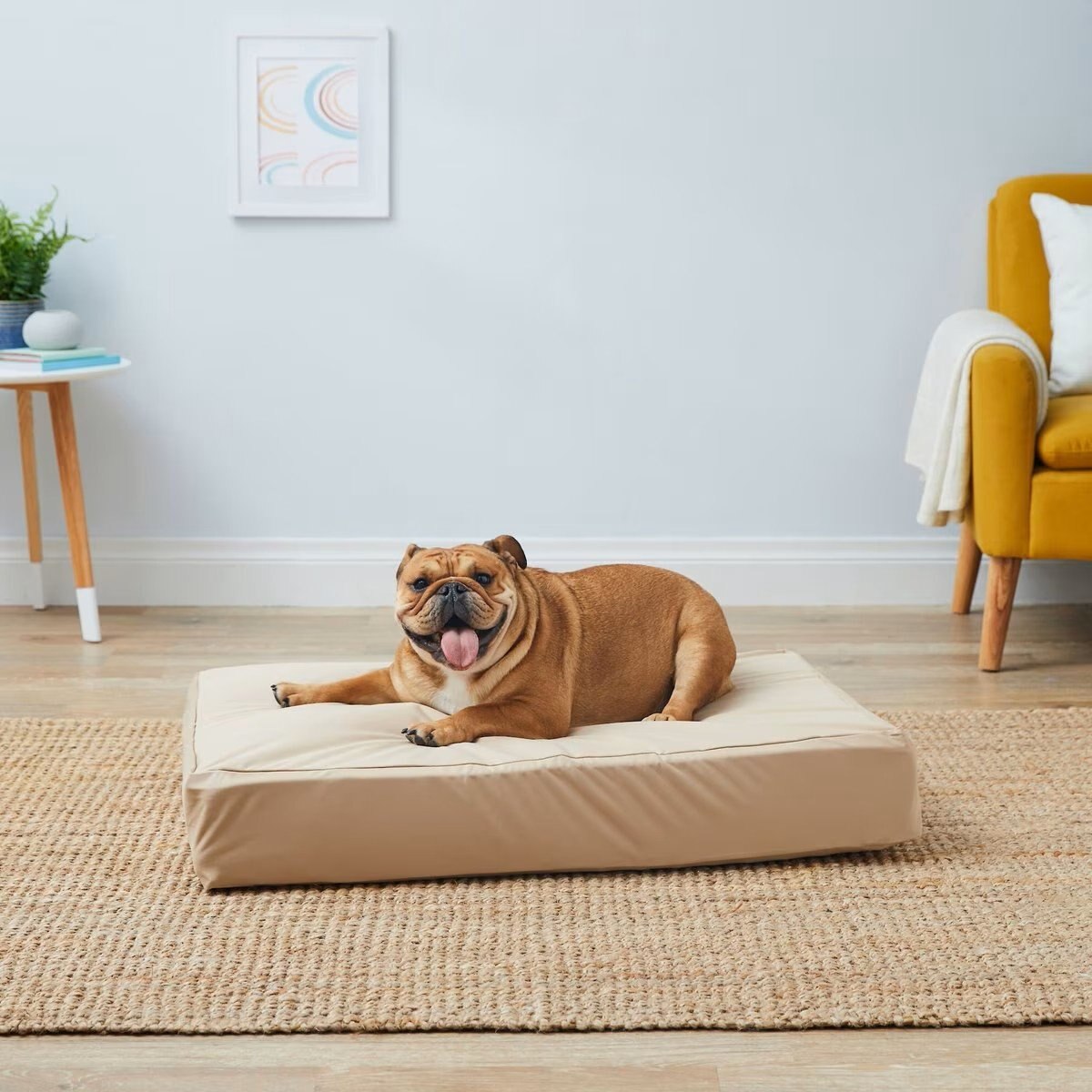 Picture of 4KNINES Waterproof Dog Bed Liner, Tan, Large - Chewy.com