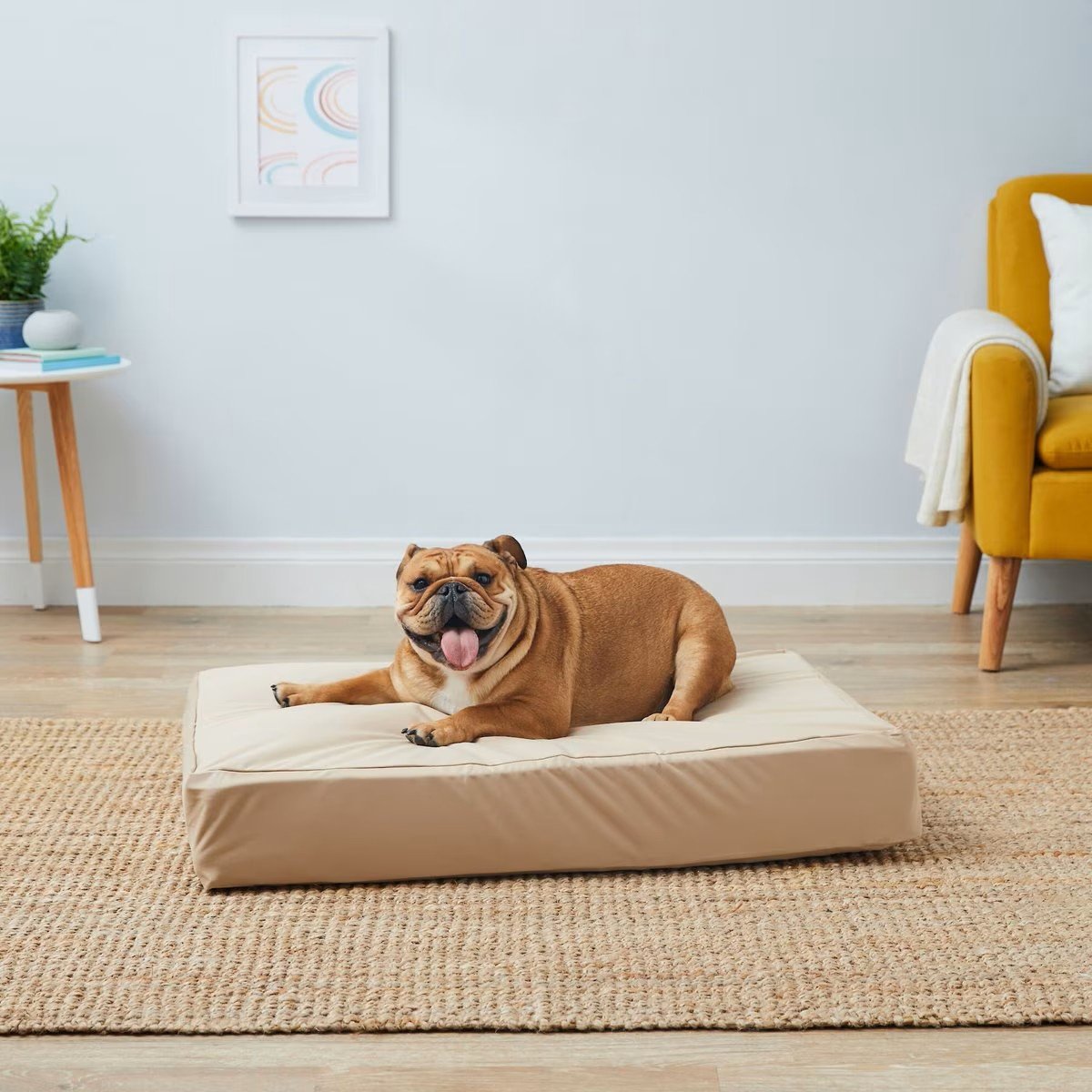 4Knines Waterproof Dog Bed Liner, Tan, Medium