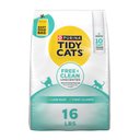 Tidy Cats Free & Clean Unscented Clumping Clay Cat Litter, 16-lb bag