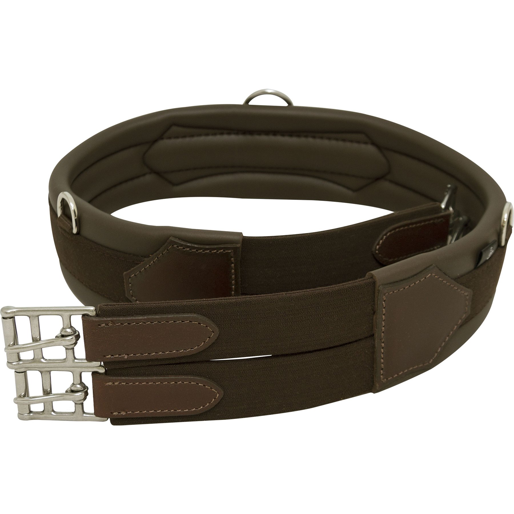 ThinLine Anatomic Hunter Jumper Girth, Dark Brown, 48-in