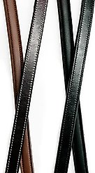 ThinLine Lined English Horse Reins, Dark Brown, 54-in slide 2 of 3