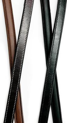 Show full view: ThinLine Lined English Horse Reins, Dark Brown, 54-in slide 2 of 3