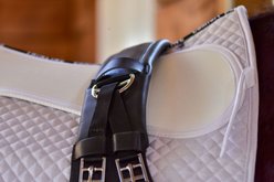 ThinLine Dressage & Monoflap Short Girth, Black, 24-in slide 2 of 3