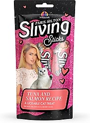Pamper Like Paris Sliving Sticks Tuna & Salmon Cat Lickable Treats, 0.5-oz sachet, 5 count slide 1 of 7