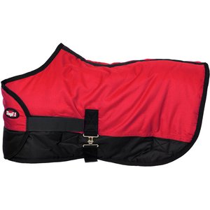 Tough1 600D Adjustable Foal Horse Blanket, Red, Medium