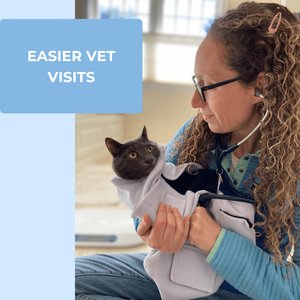 Calm & Cozy Cat Wrap Pro, Medium, Grey