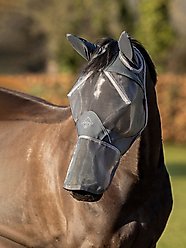 LeMieux Armourshield Pro Full Horse Fly Mask, Grey, Large