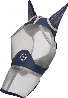 Show full view: LeMieux Armourshield Pro Full Horse Fly Mask, Navy, Medium slide 2 of 9