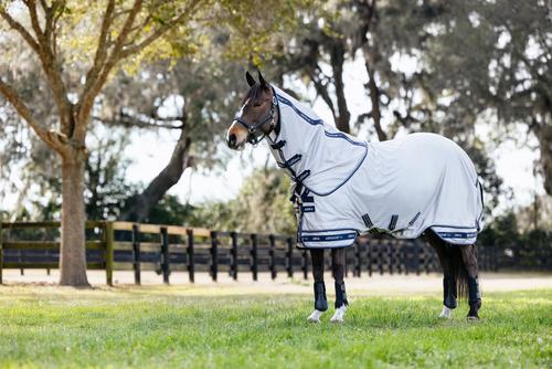 Show full view: LeMieux Arika Armour-Tek Rug Horse Fly Sheet, Grey, 78-in slide 3 of 7