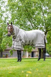 LeMieux Kudos Sweet Itch Blanket Horse Fly Sheet, Stone, 72-in