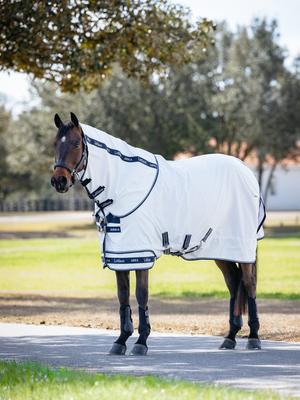Show full view: LeMieux Arika Field Rug Horse Fly Sheet, White, 72-in slide 5 of 9