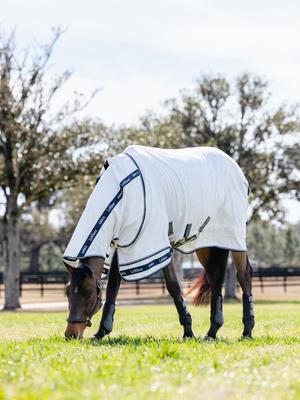 Show full view: LeMieux Arika Field Rug Horse Fly Sheet, White, 72-in slide 7 of 9