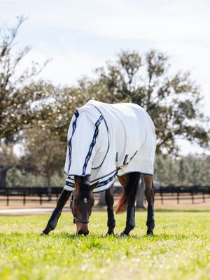 Show full view: LeMieux Arika Field Rug Horse Fly Sheet, White, 72-in slide 6 of 9
