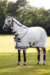 LeMieux Arika Field Rug Horse Fly Sheet, White, 72-in