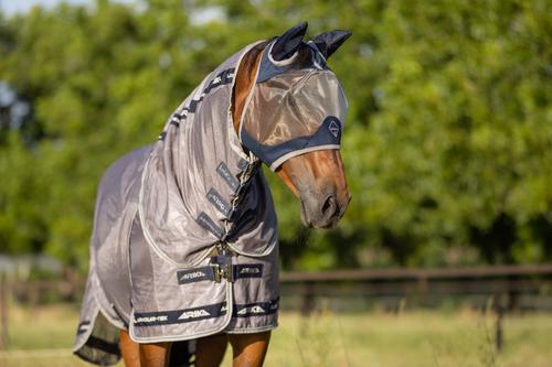 Show full view: LeMieux Armourshield Pro Half Horse Fly Mask, Navy, Large slide 5 of 5
