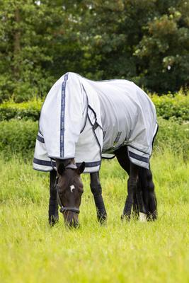 Show full view: LeMieux Kudos AeroGuard Rug Horse Fly Sheet, Silver, 78-in slide 8 of 9
