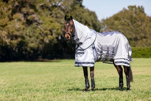 Show full view: LeMieux Kudos AeroGuard Rug Horse Fly Sheet, Silver, 78-in slide 4 of 9