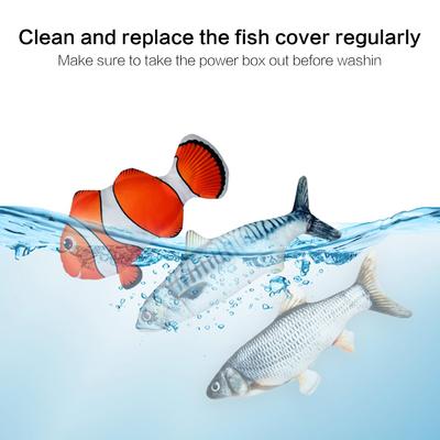 Show full view: EYS Dancing Clownfish Rechargeable Motion-Sensor Cat Toy slide 6 of 8