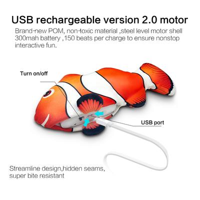 Show full view: EYS Dancing Clownfish Rechargeable Motion-Sensor Cat Toy slide 4 of 8
