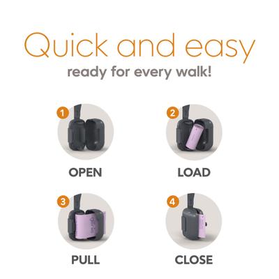 Show full view: Pet Genie On the Go Leash Attachment Dog Poop Bag Dispenser slide 5 of 10