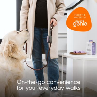 Show full view: Pet Genie On the Go Leash Attachment Dog Poop Bag Dispenser slide 3 of 10