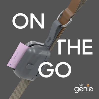 Show full view: Pet Genie On the Go Leash Attachment Dog Poop Bag Dispenser slide 2 of 10