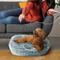 Show in main carousel: Details Super Lux Calming Dog Bed, Blue, Small slide 4 of 9