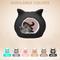 Show in main carousel: Details Hooded Cat Bed with Removable Cusion, Large, Black slide 1 of 8