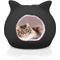 Show in main carousel: Details Hooded Cat Bed with Removable Cusion, Large, Black slide 4 of 8